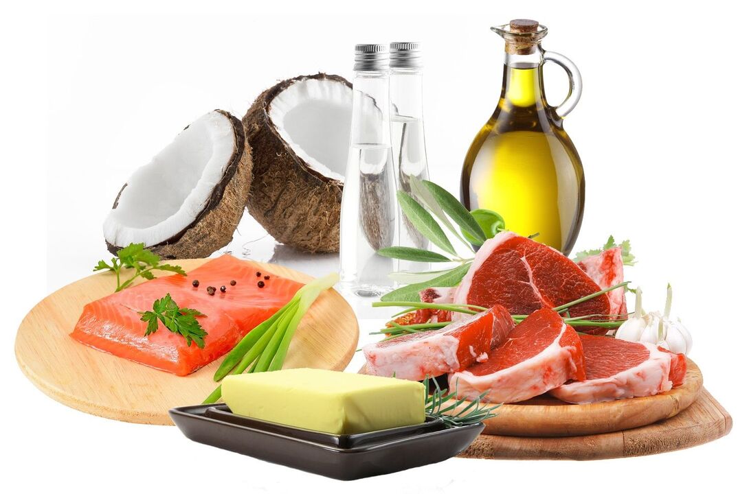 Fat Food na dietę keto podczas korzystania z Keto Probiotix