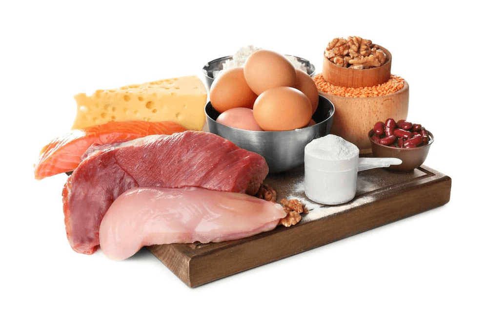 Produkty białkowe dla diety keto podczas stosowania Keto Probiotix